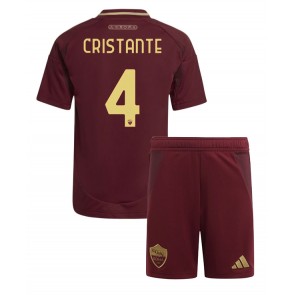 AS Roma Bryan Cristante #4 Domaci Dres za Dječji 2024-25 Kratak Rukavima (+ kratke hlače)